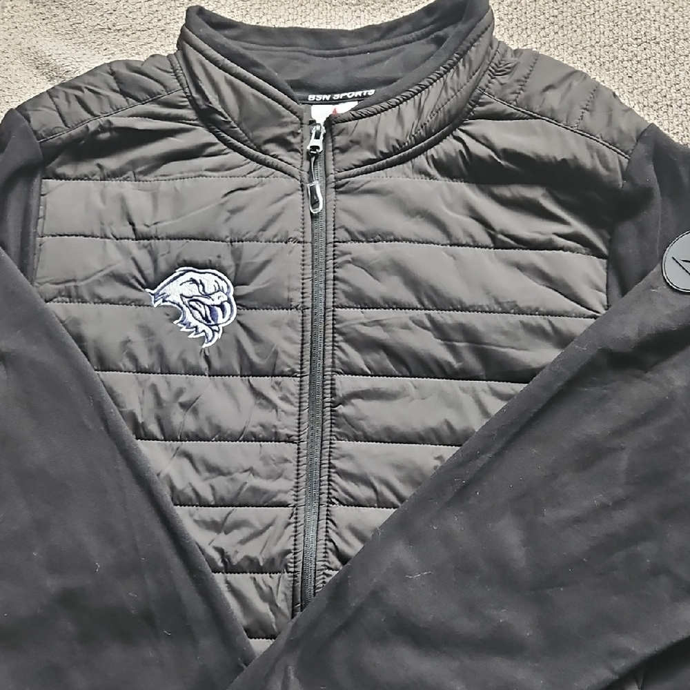 BSN SPORTS Men's Double Layer Full Zip Jacket